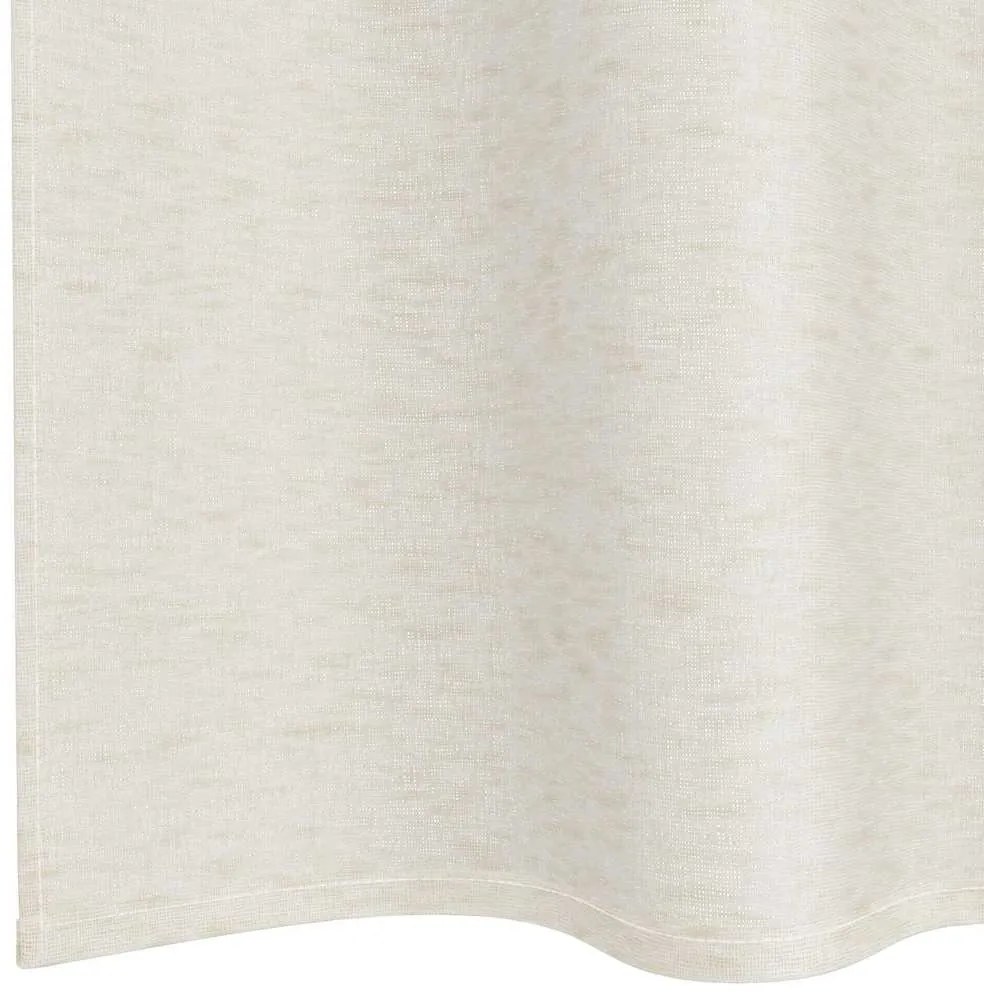 Cortinas com cortinas 2 pcs Creme 140 x 175 cm Poliéster