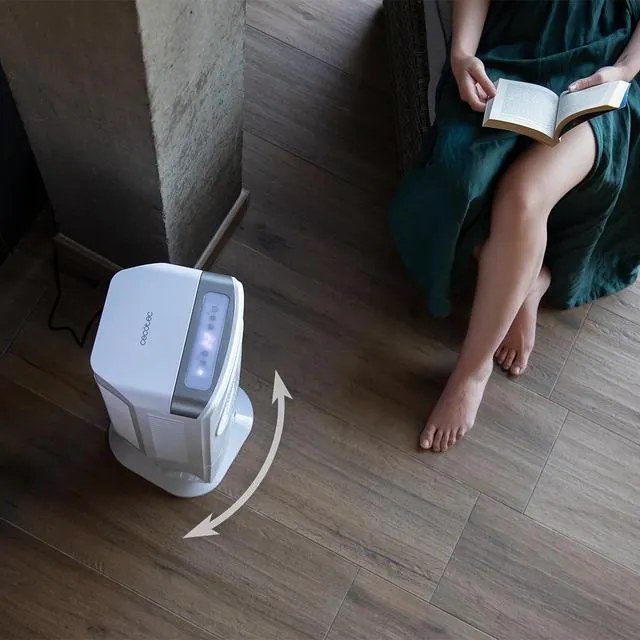 Climatizador evaporativo de 65 W EnergySilence 3500 Cool Compact Smart , capacidade do depósito de 3,5 L, controlo tátil e remoto, 3 velocidades, temp