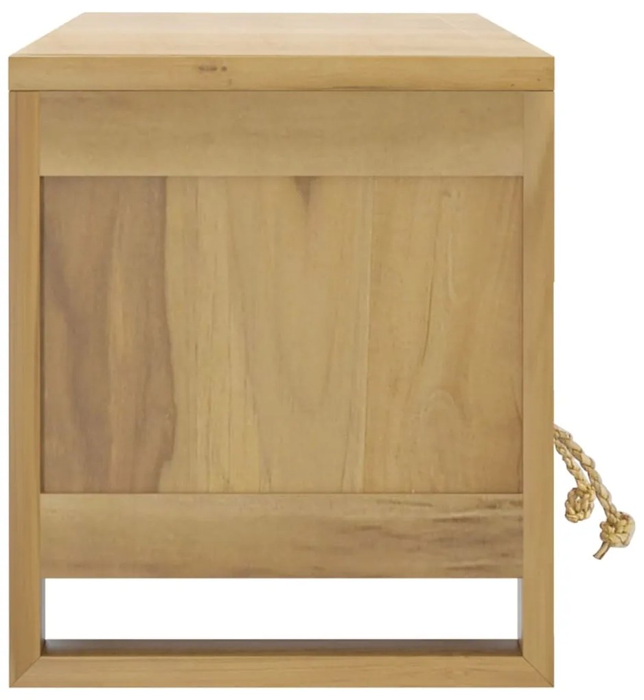 Móvel de TV 110x30x35 cm madeira de teca maciça