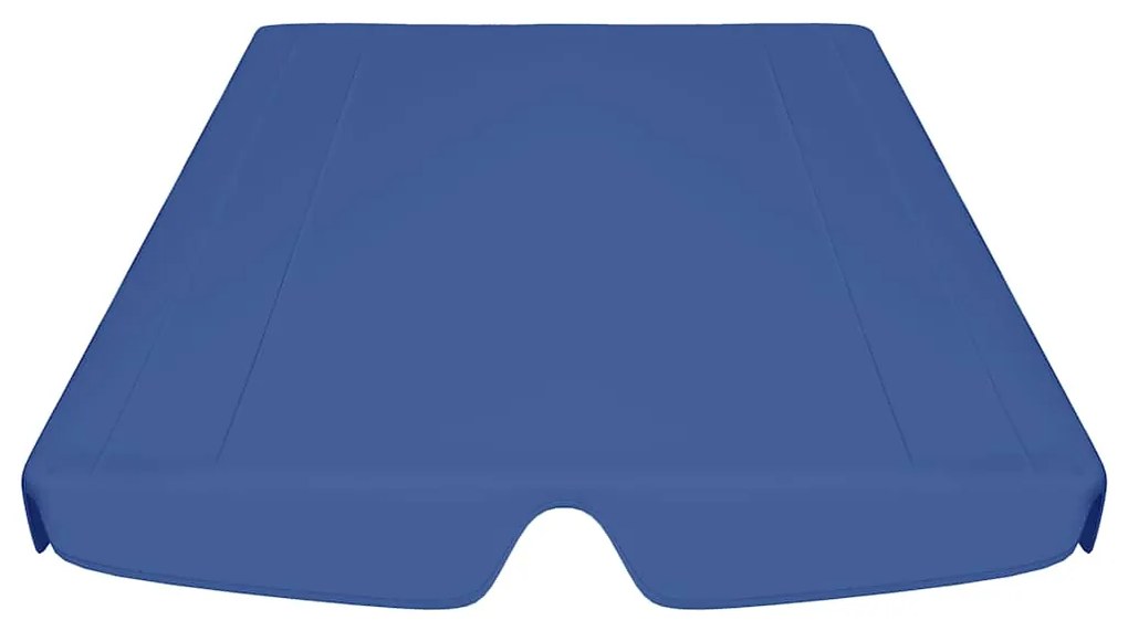 Toldo suplente baloiço jardim 188/168x145/110 cm azul