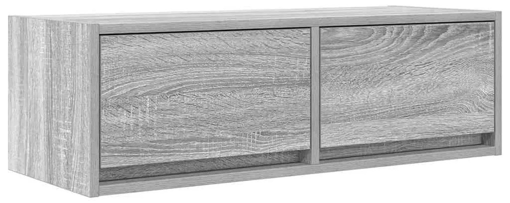Móveis de TV 2pcs 80x31x25,5cm deriv. madeira sonoma cinzento