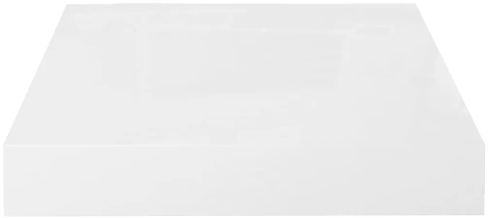 Prateleiras de parede suspensas 4 pcs 23x23,5x3,8cm MDF branco