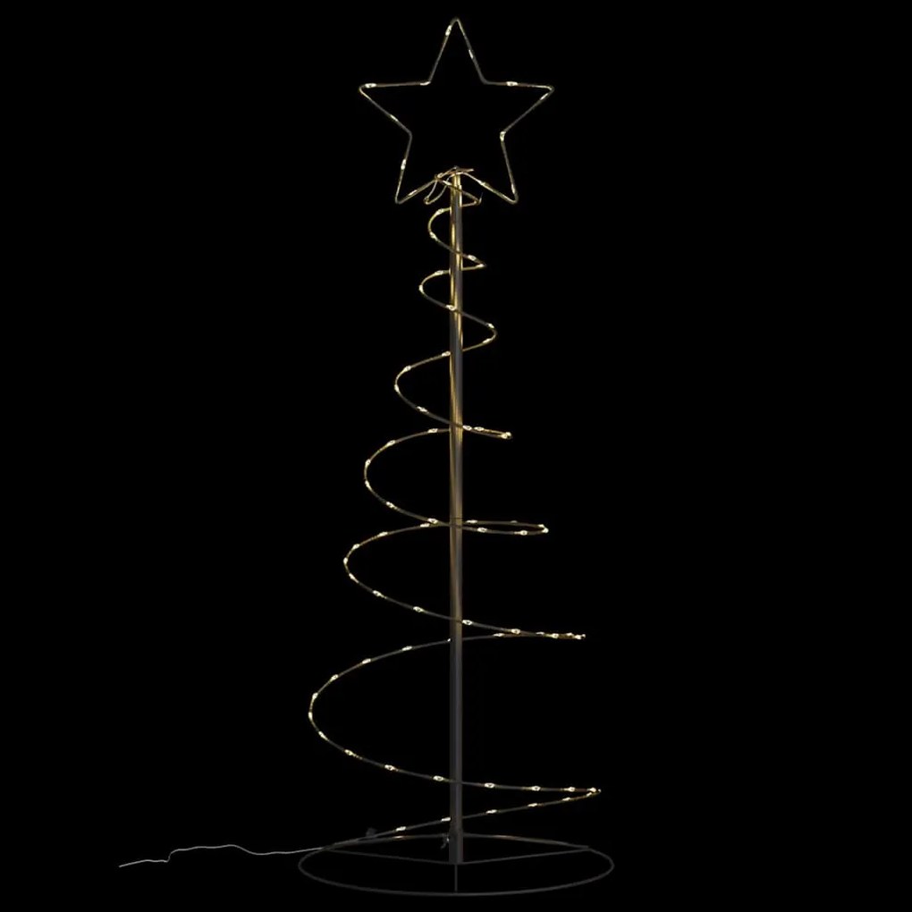 LED Árvore de Natal 80 LEDs Branco Quente 120 cm