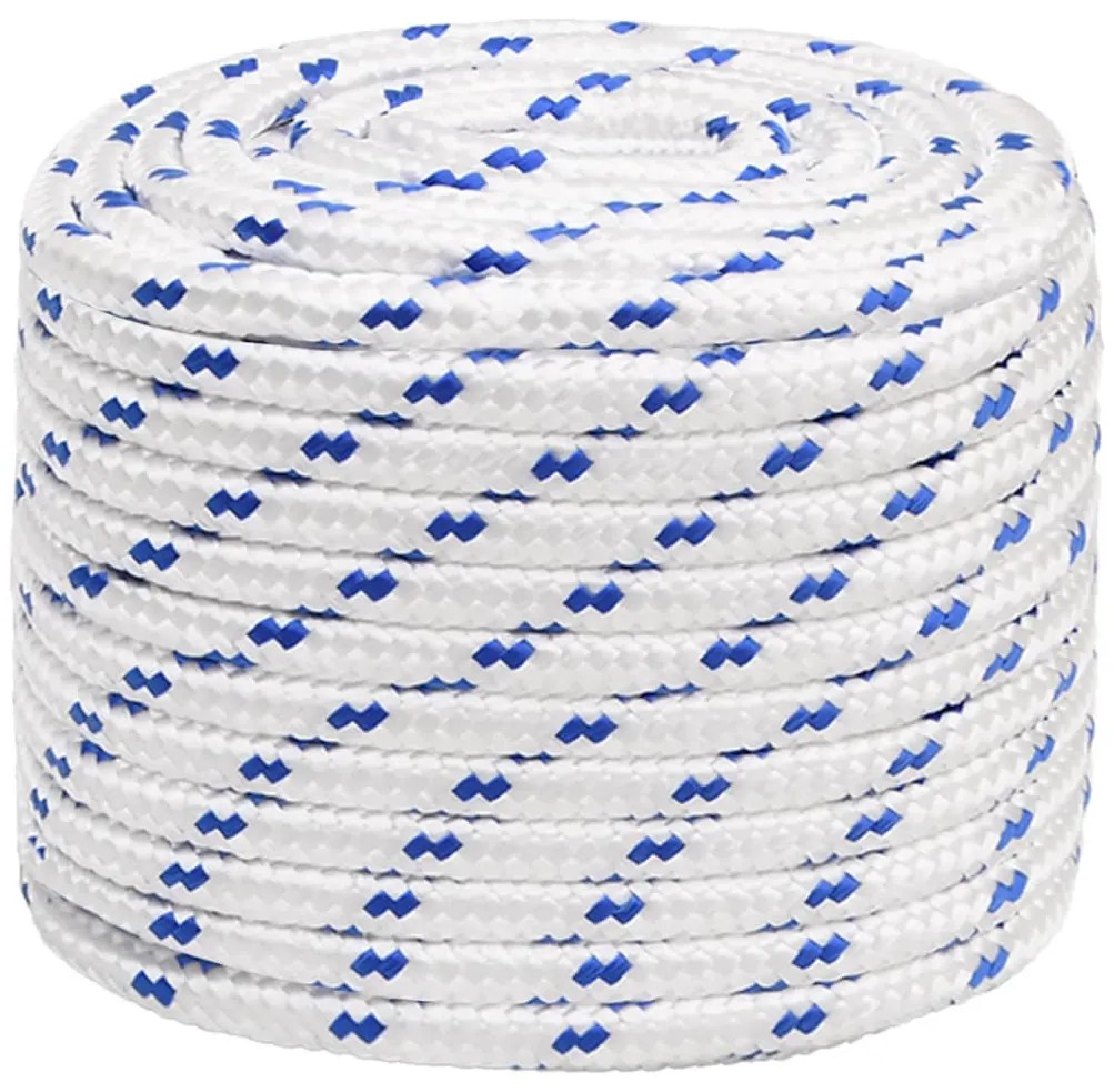 Corda de barco 16 mm 100 m polipropileno branco