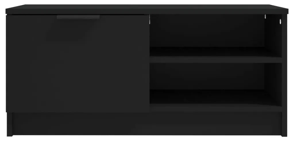 Móveis para TV 2 pcs 80x35x36,5 cm madeira processada preto