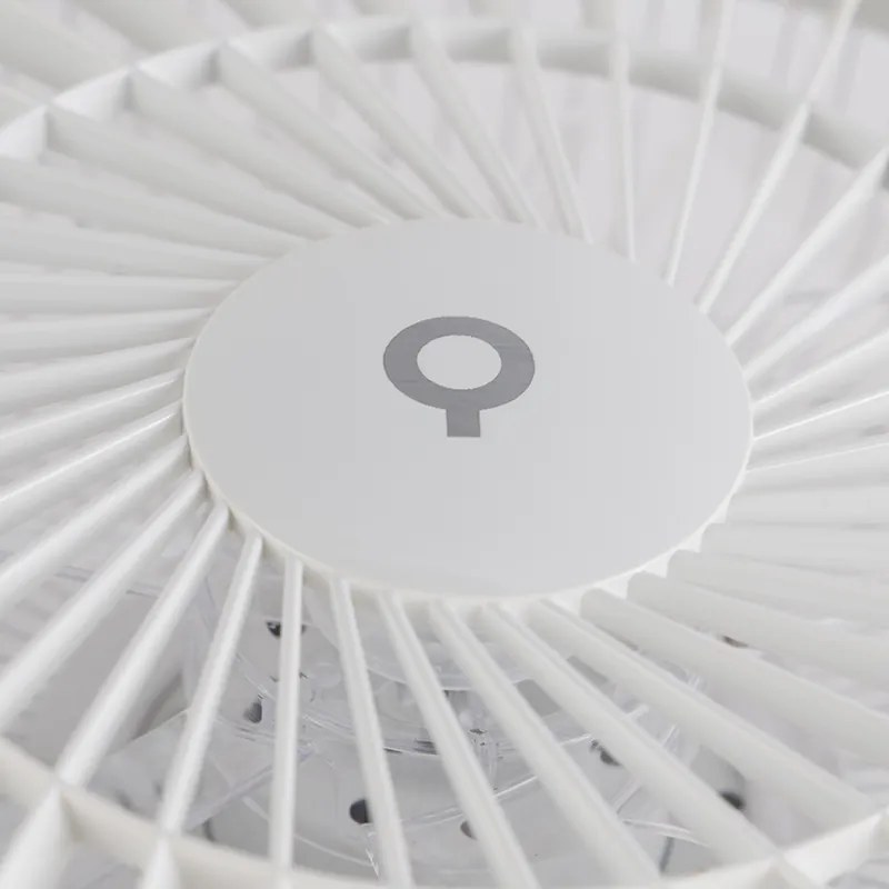 LED Ventilador de teto branco com efeito de estrela regulável - Climo Moderno