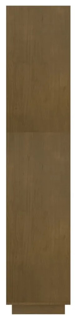 Estante/divisória 60x35x167 cm pinho maciço castanho mel