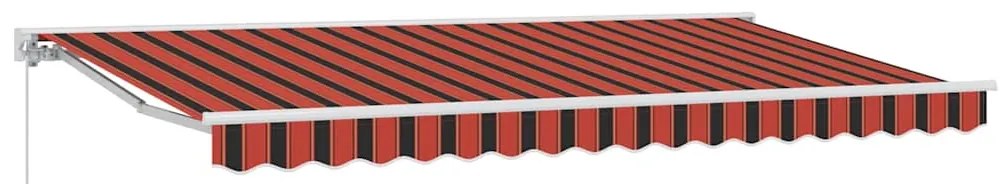 Toldo Retrátil Manual Azul Marinho 400x200 cm