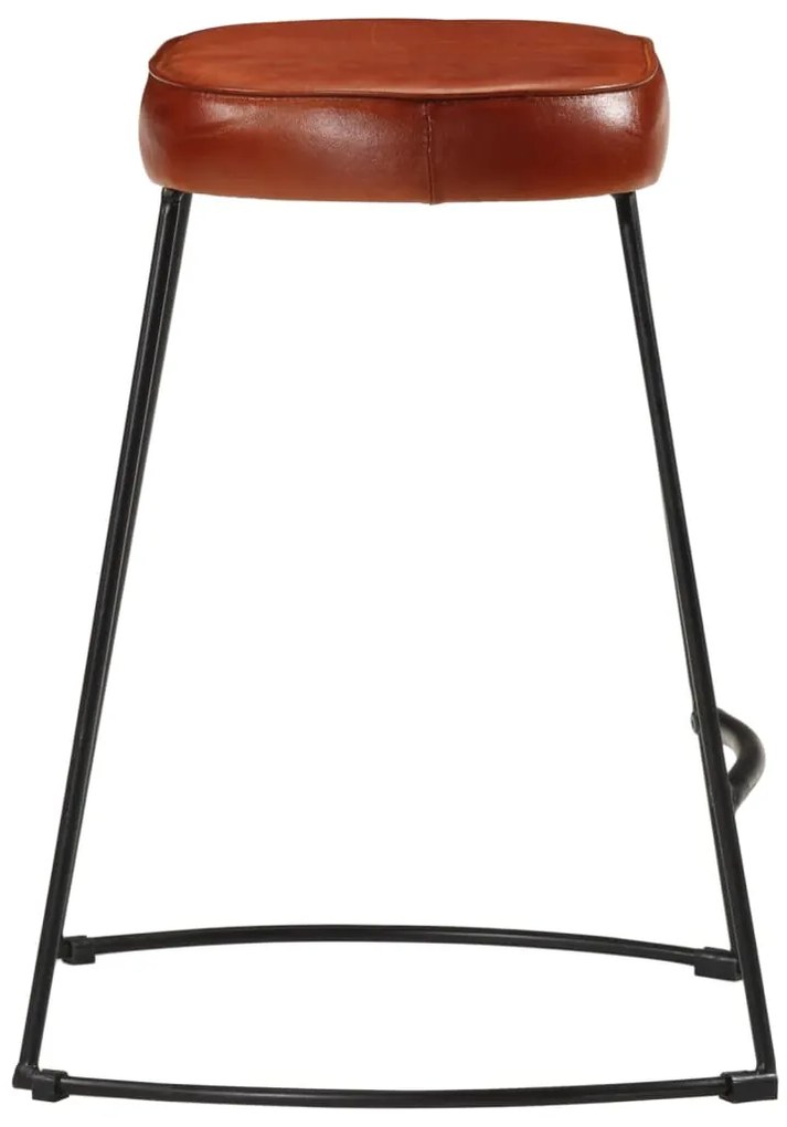 Bancos de bar 2 pcs 40x29,5x53 cm castanho-escuro