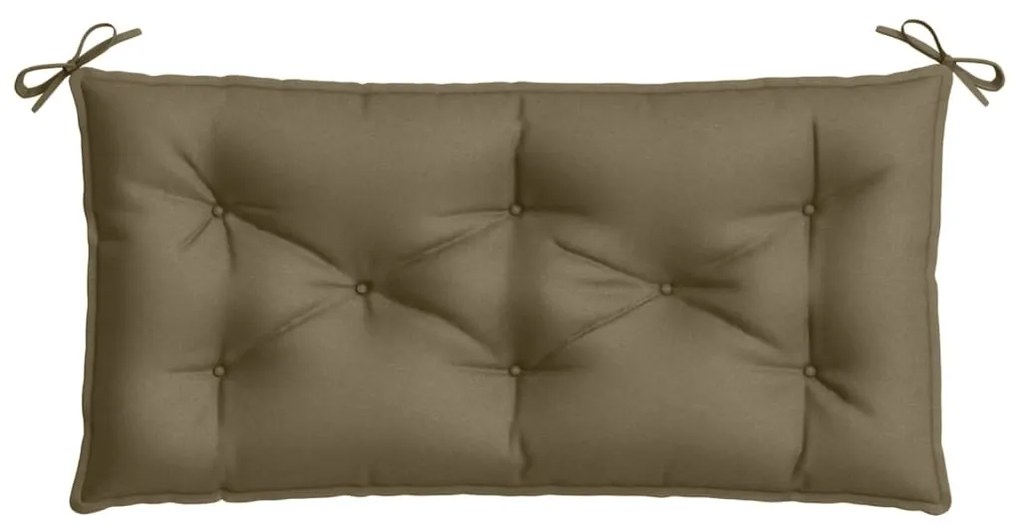 Almofadões banco jardim 2pcs 100x50x7cm mesclado tecido