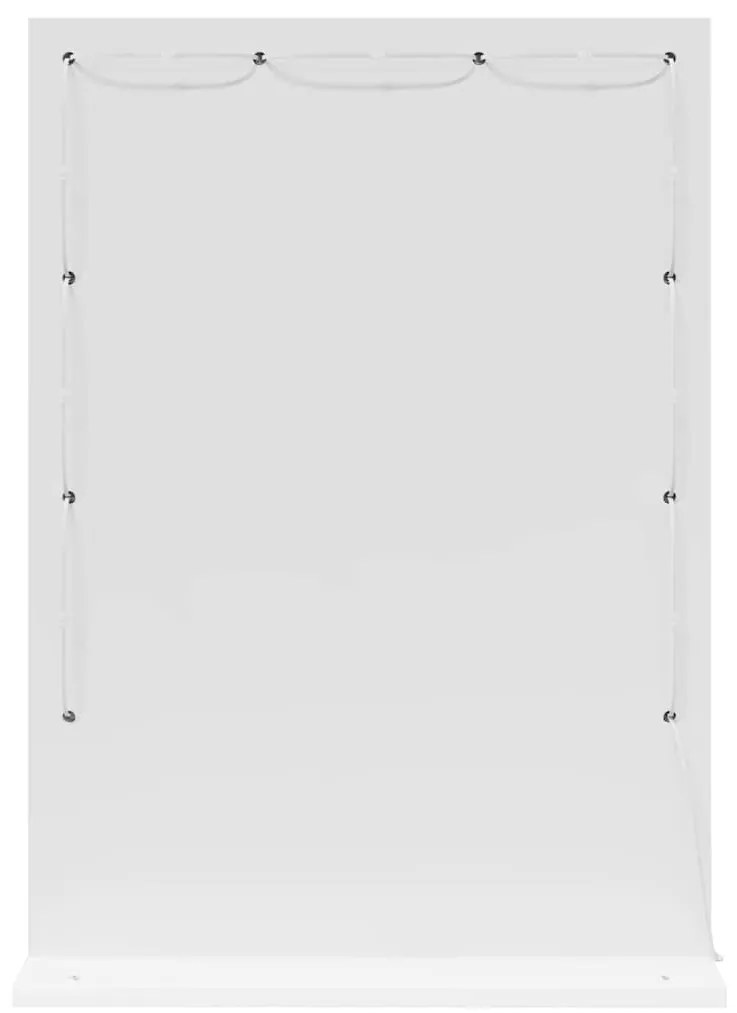 Espelho de vaidade com luzes de LED Branco 70x50x18 cm