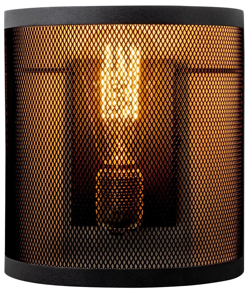 Aplique de Parede Amasra – Preto – 20 cm