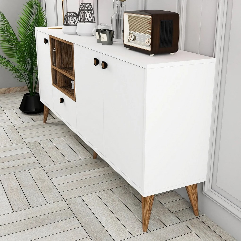 Console Napoli – Branco – 180 cm x 81 cm x 35 cm
