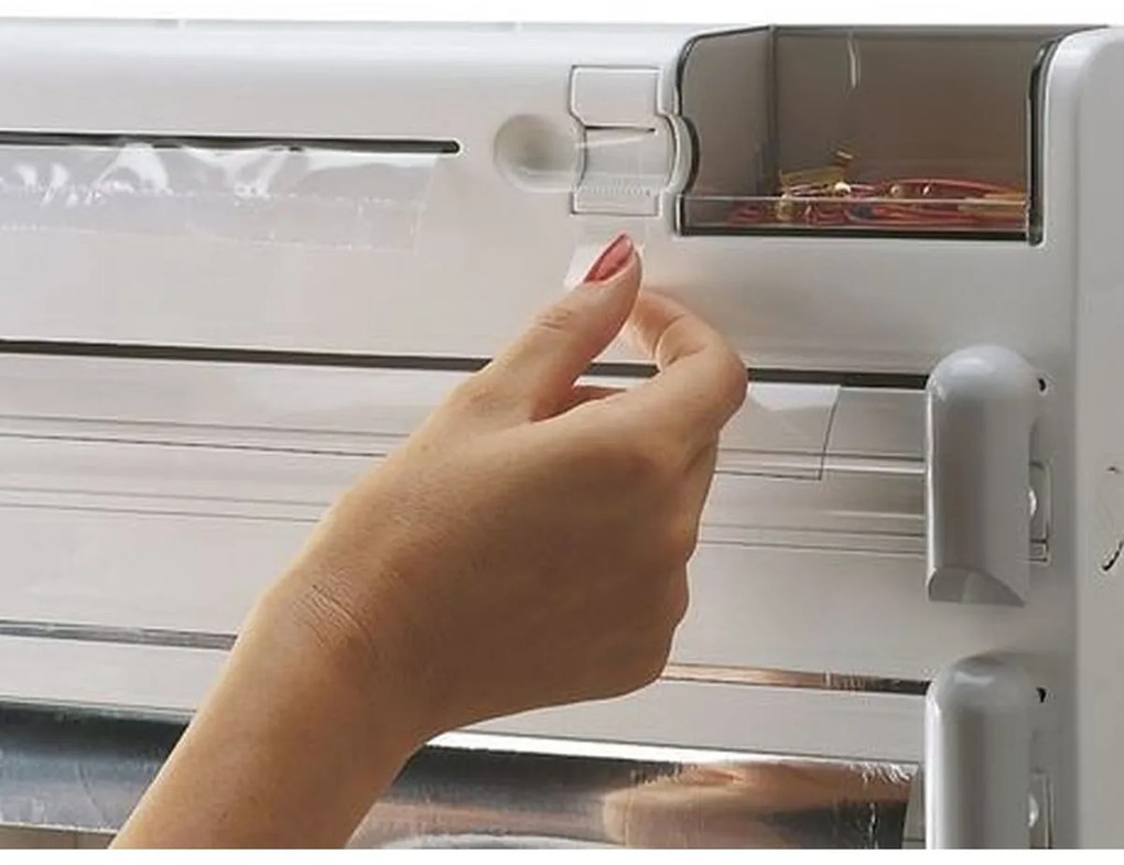 Suporte para Rolos de Papel de Cozinha Leifheit 25723 Branco Plástico
