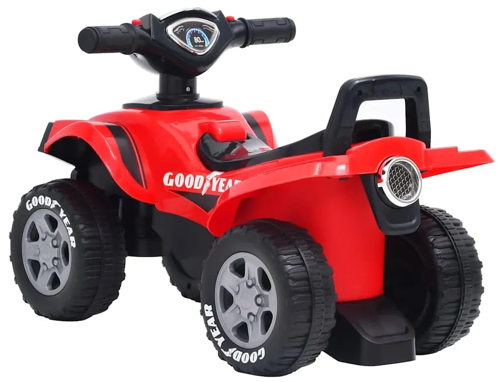 Moto-quatro infantil Good Year vermelho