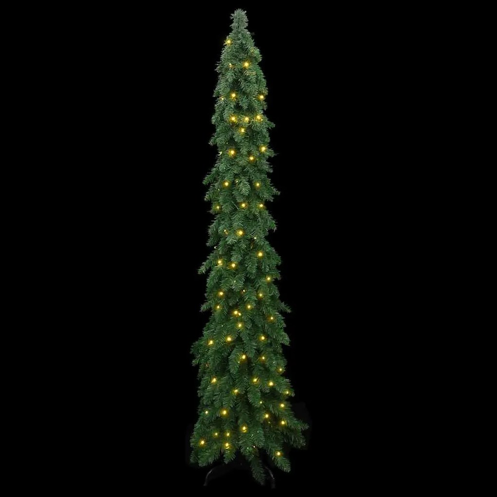 Árvore de Natal artificial pré-iluminada com 130 luzes LED