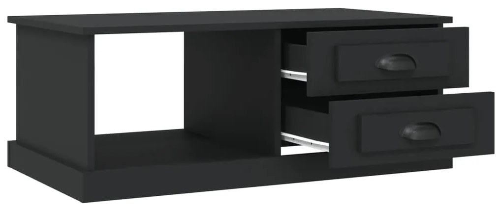 Mesa de centro 90x50x35 cm derivados de madeira preto