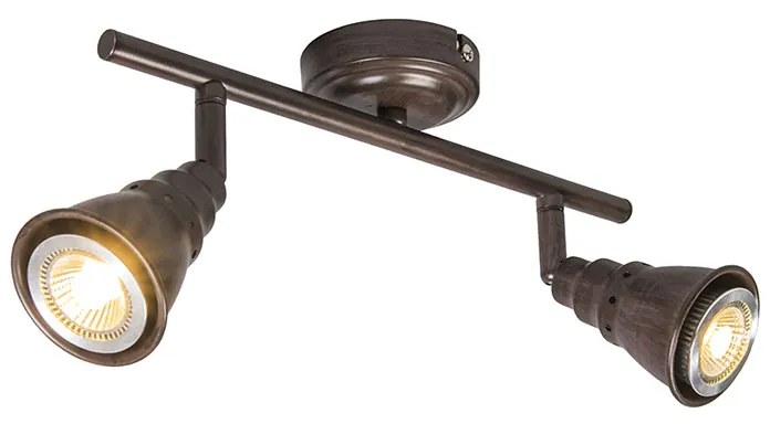 Projetores de teto e parede castanho enferrujado rotativos e inclináveis - Coney 2