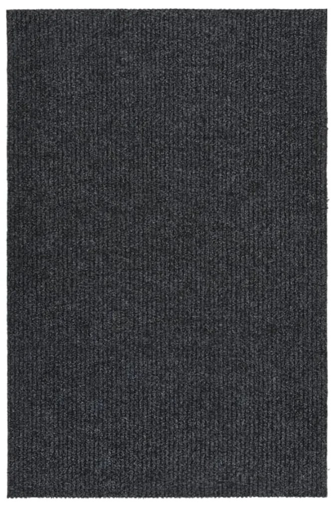 vidaXL Tapete/passadeira de entrada 100x150 cm antracite