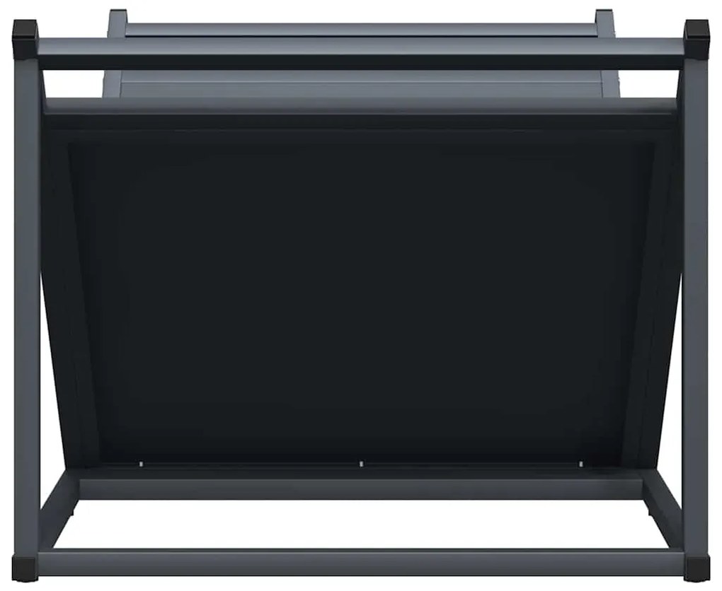 Suporte para lenha 70x43x34,5 cm aço laminado a frio antracite