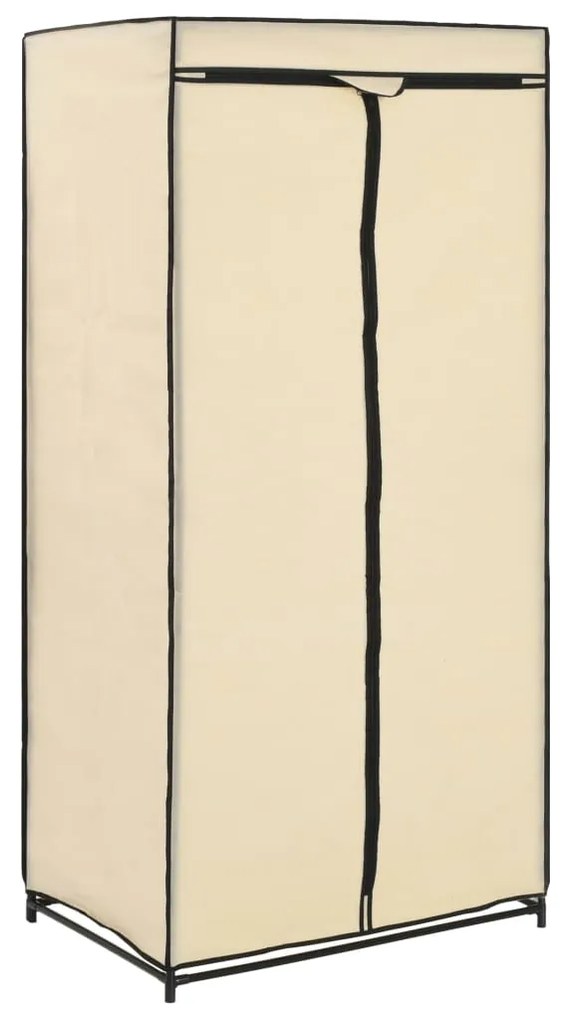 Roupeiro 75x50x160 cm creme