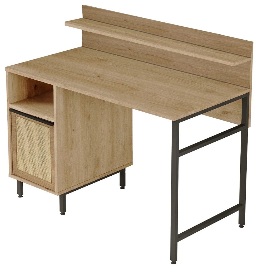Secretária ON16 – Walnut Oak – 120 cm x 99,8 cm x 54,05 cm
