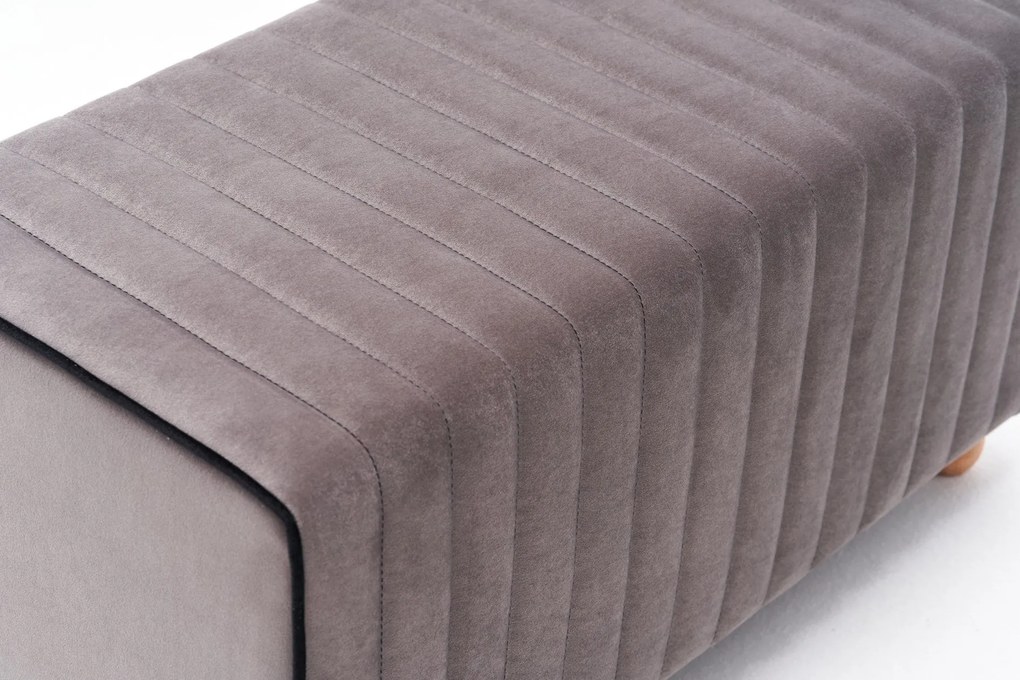 Pouffe Mabel – Mink – 80x40x40 cm
