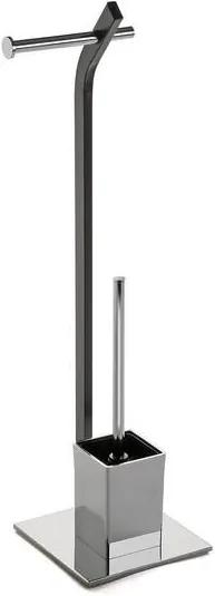 Porta-Rolos de Papel Higiénico com Suporte para o Piaçaba Metal (20 x 74 x 20 cm)