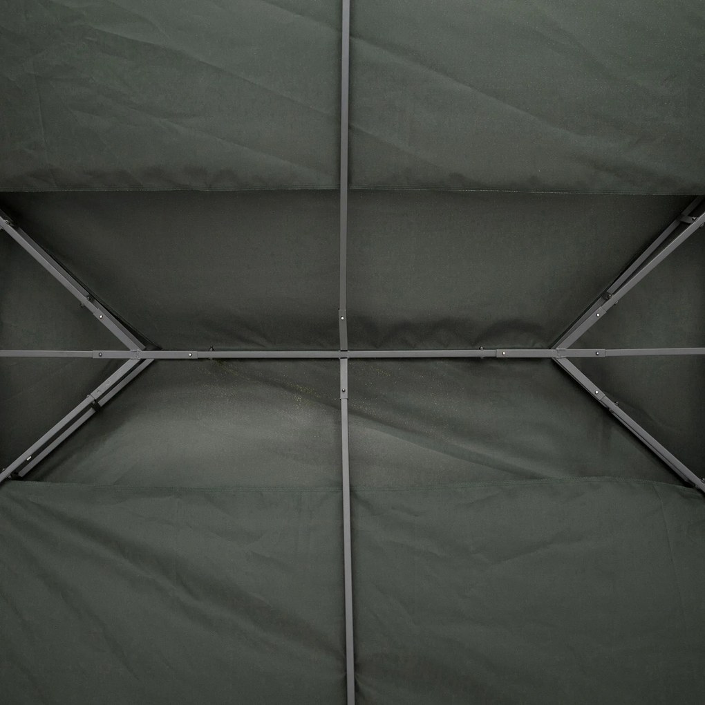 Toldo de Substituição 4x3m para Pérgola de Jardim - Dupla Camada com 1