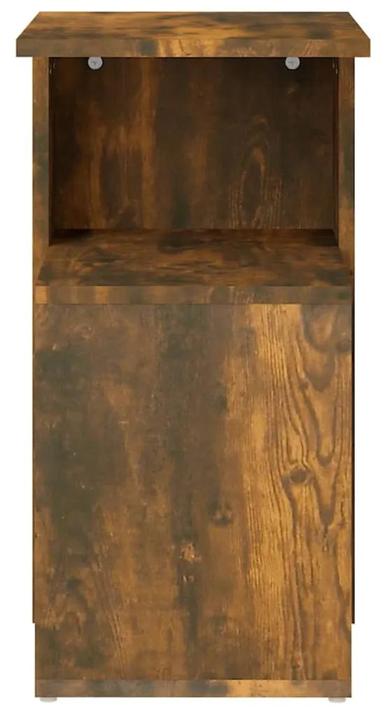 Mesa de apoio 36x30x56cm madeira processada cor carvalho fumado