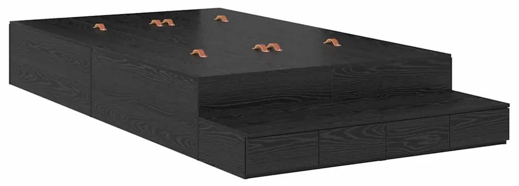 Estrado de Cama Carvalho Preto 120x200 cm