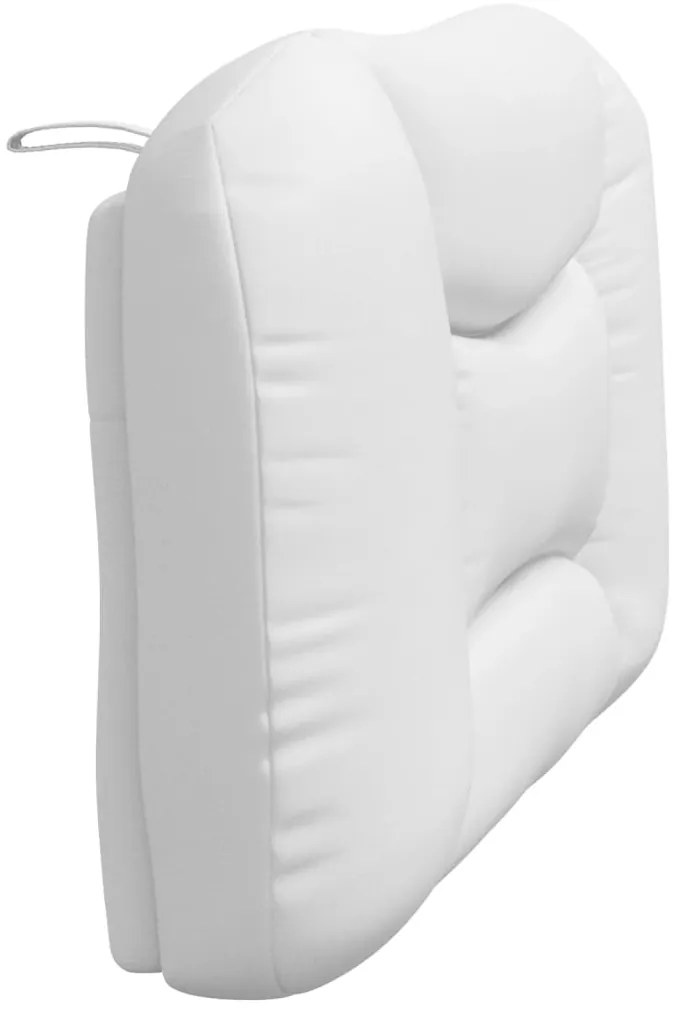 Almofadão de cabeceira 100 cm couro artificial branco