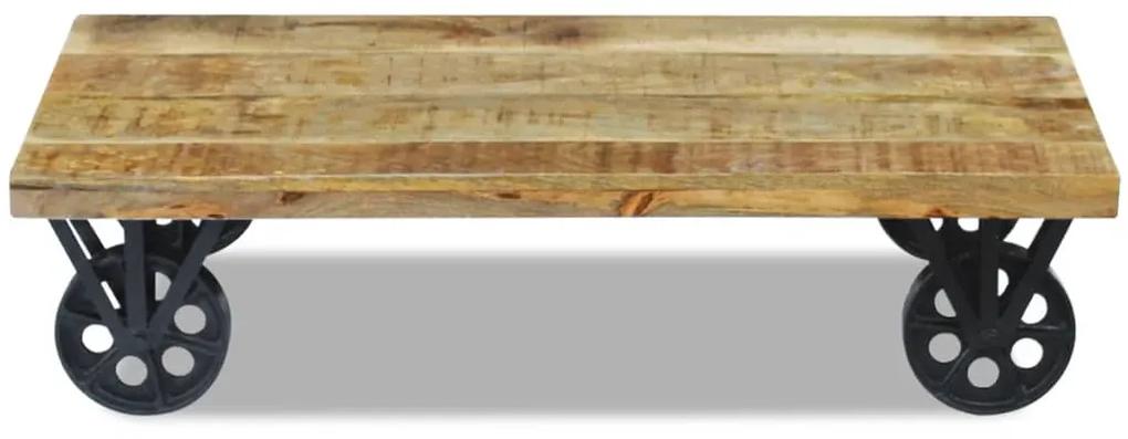 Mesa de centro madeira de mangueira 120 x 60 x 30 cm