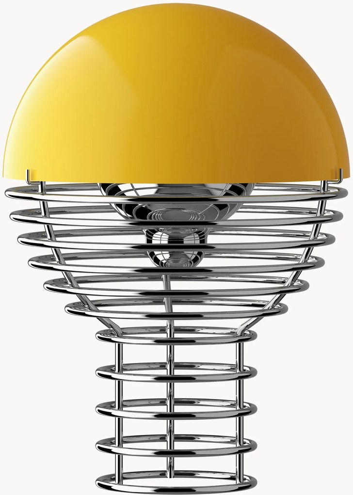 Candeeiro de mesa LED pequeno portátil regulável Wire, Design Verner Panton