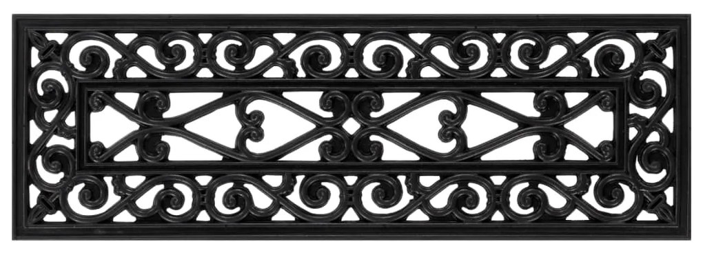 Tapetes para degraus de escada 10 pcs 25x75 cm borracha