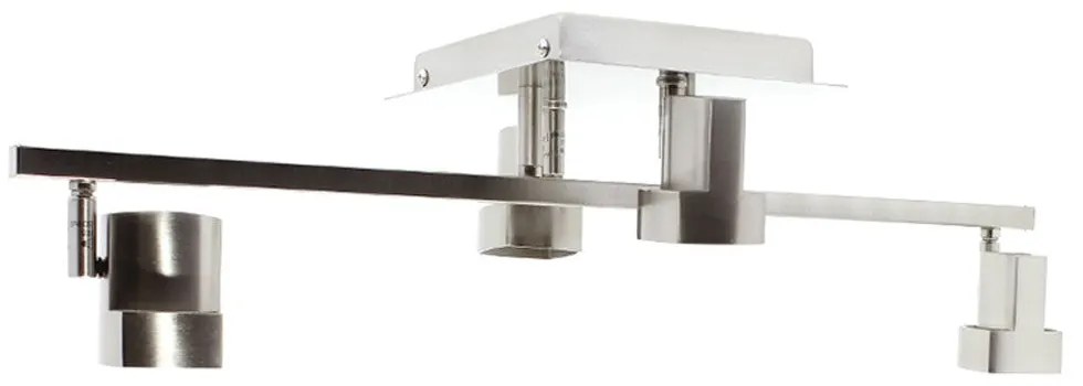Moka 4 Spotlight Ceiling Bar Nickel