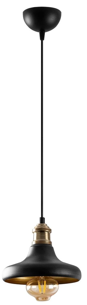 Candeeiro de Teto Dodo – Preto – 21 x 21 cm