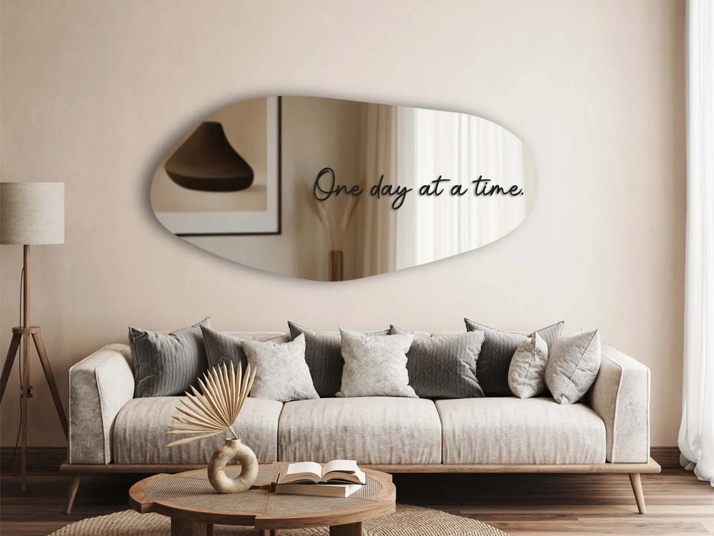 Autocolante para espelho S24 – One day at time.
