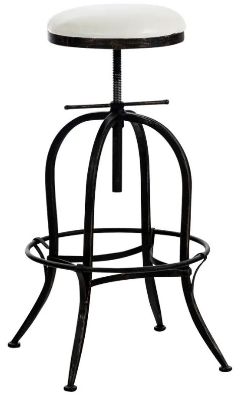 Banco de bar Radong 45 x 73-93 x 45 cm Bronze