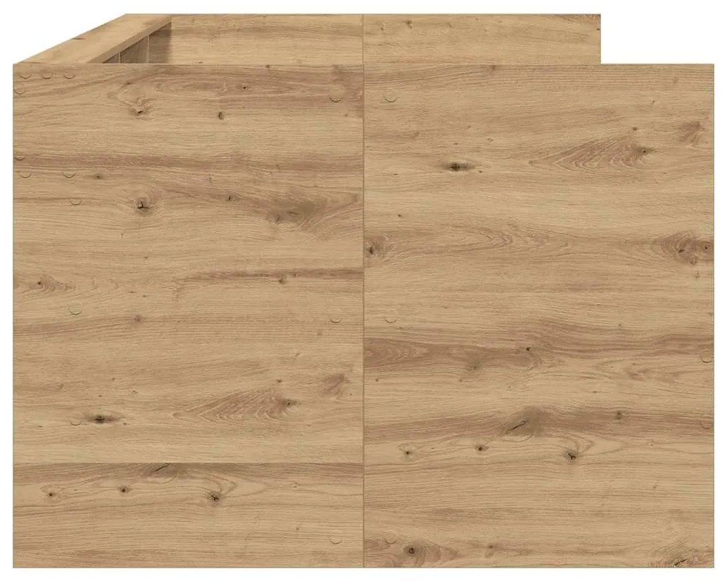 Daybed com Gavetas Carvalho Artesanal Madeira Engenheirada