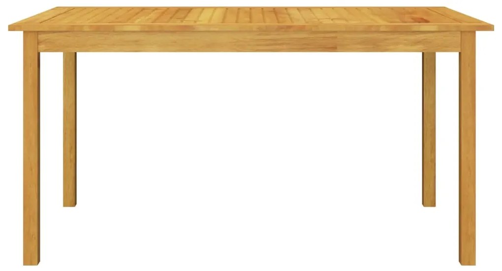 7 pcs conjunto de jantar para jardim castanho