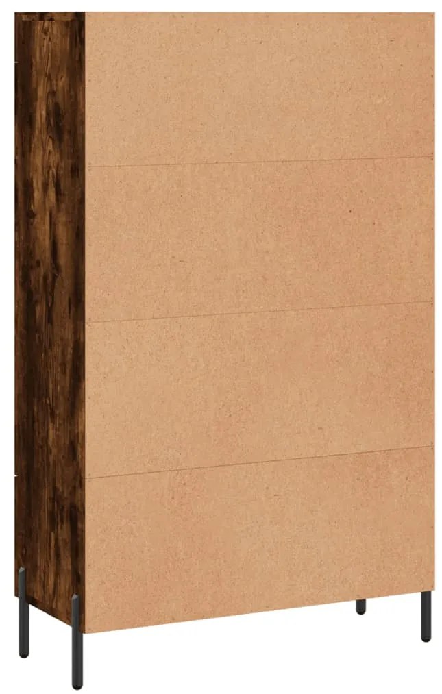Armário alto derivados de madeira 69,5x31x115cm carvalho fumado