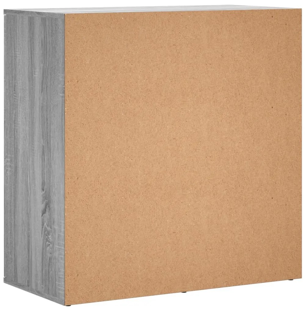 Aparador 79x38x80 cm derivados de madeira cinzento sonoma