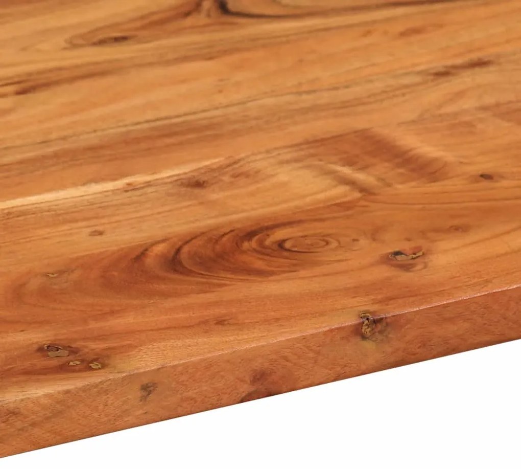 Tampo de mesa oval 90x40x2,5 cm madeira de acácia maciça