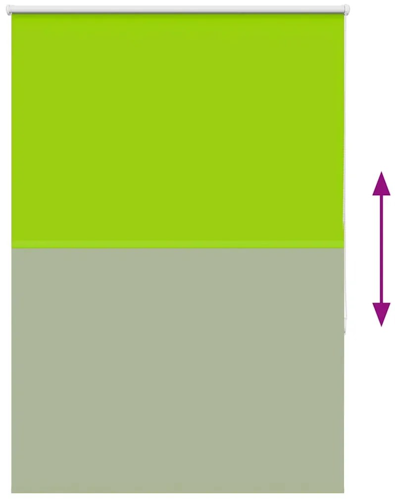 Persiana de enrolar 115x175 cm largura tecido 110,7cm poliéster