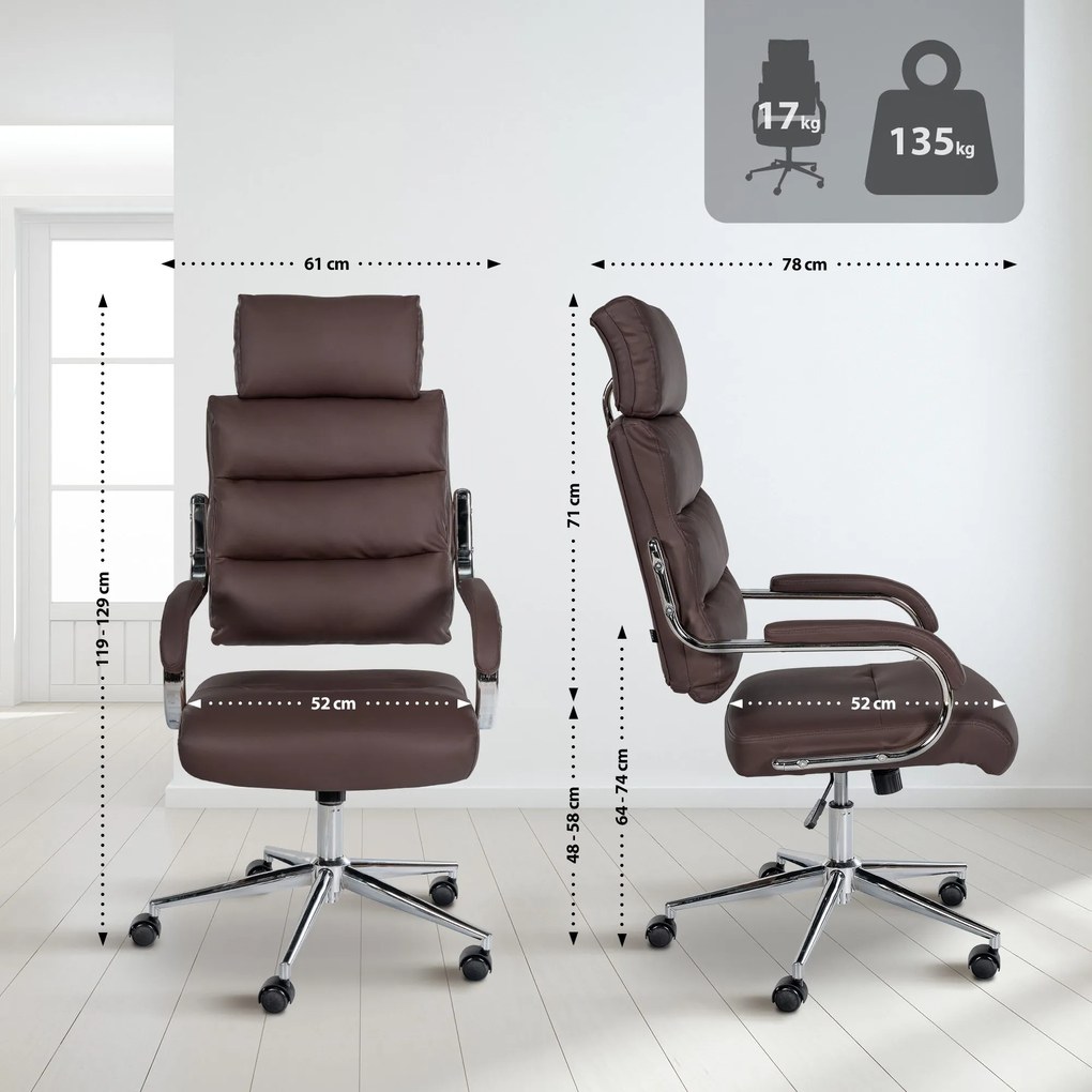 Cadeira de escritório Campo Castanha