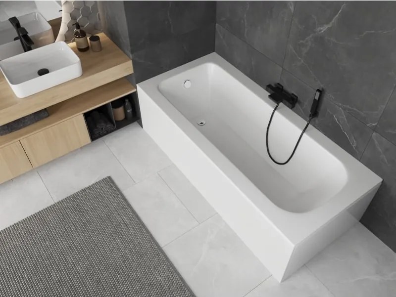 Mexen Vega banheira retangular 180 x 80 cm com revestimento, branca - 55011808000X