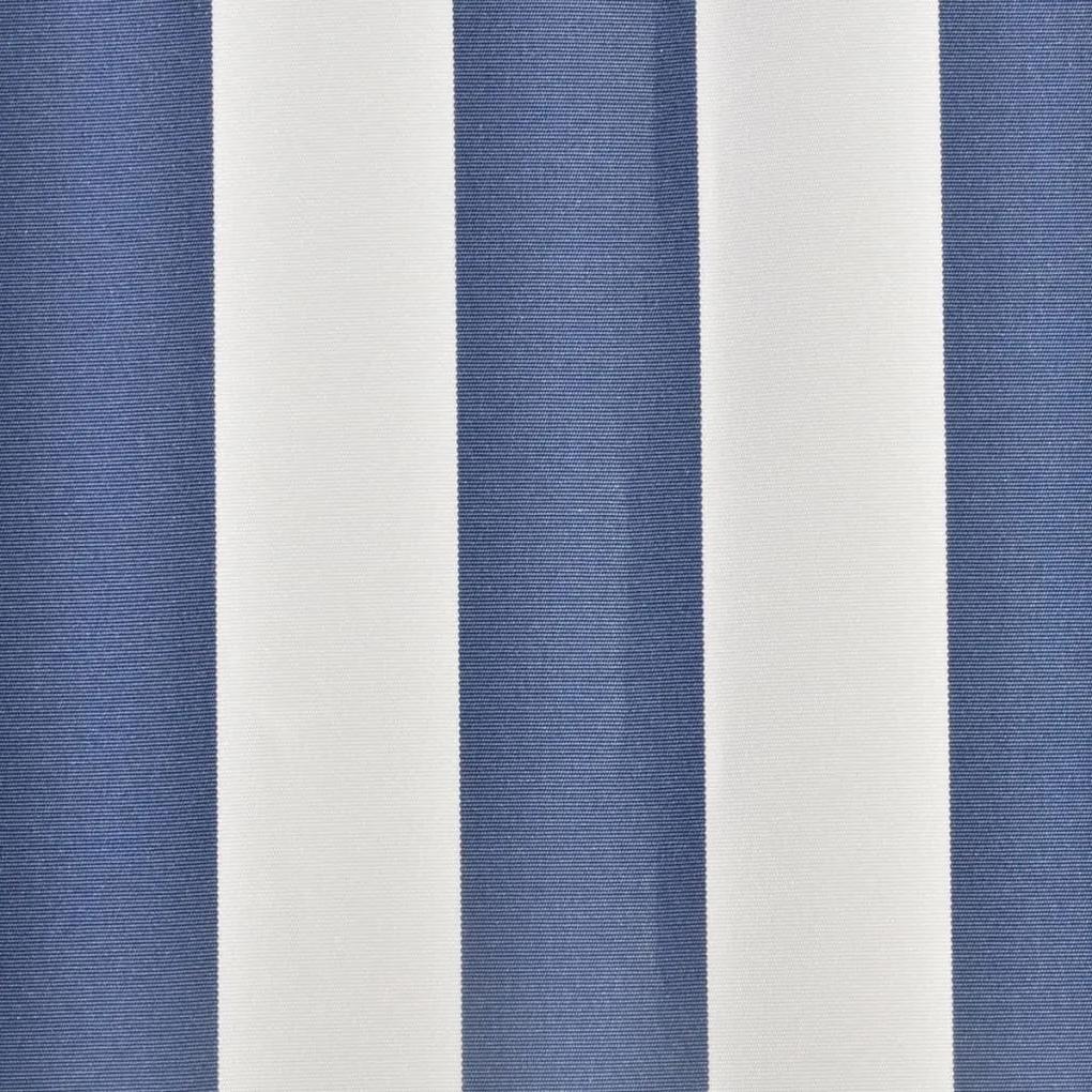 Lona para toldo azul e branco 450x300 cm