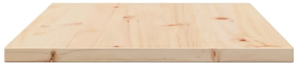 Tampo de mesa retangular 80x50x2,5 cm pinho maciço