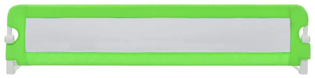 Barra de segurança p/ cama infantil 180x42cm poliéster verde